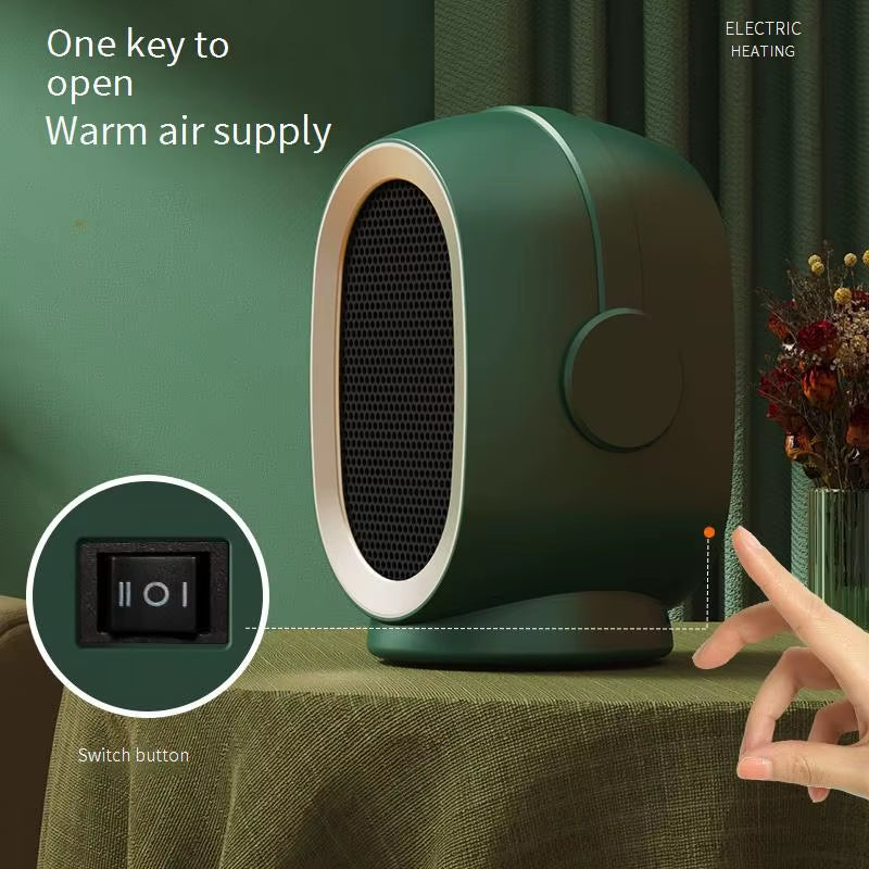 Factory Directly Wholesale Portable Electric Heater Fast Heating Fan with Overheat Protection for Desktop or Living Room