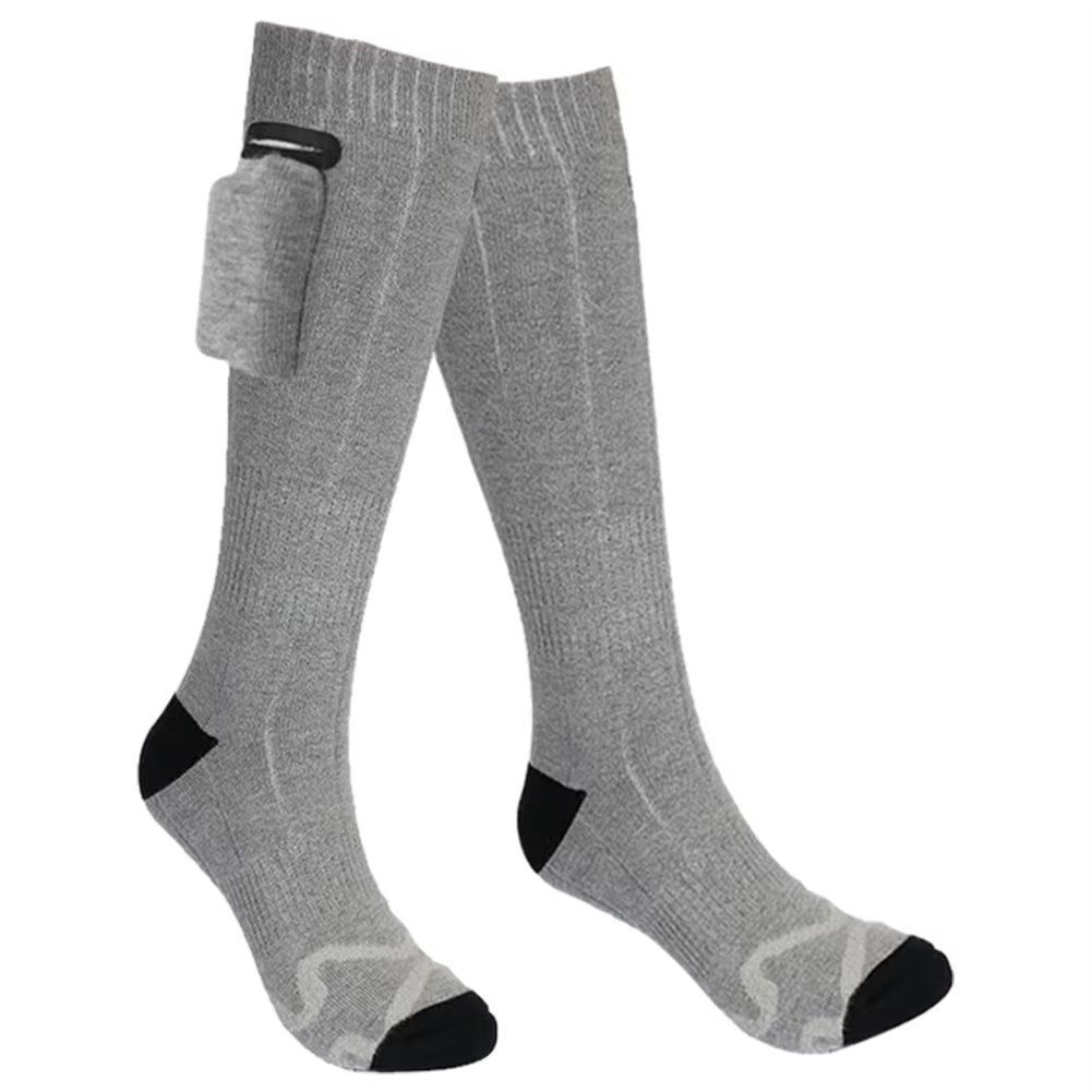 Unisex Thermal Insulated Sock Breathable Warmer Stockings Washable Rechargable for Winter Skiing Cycling