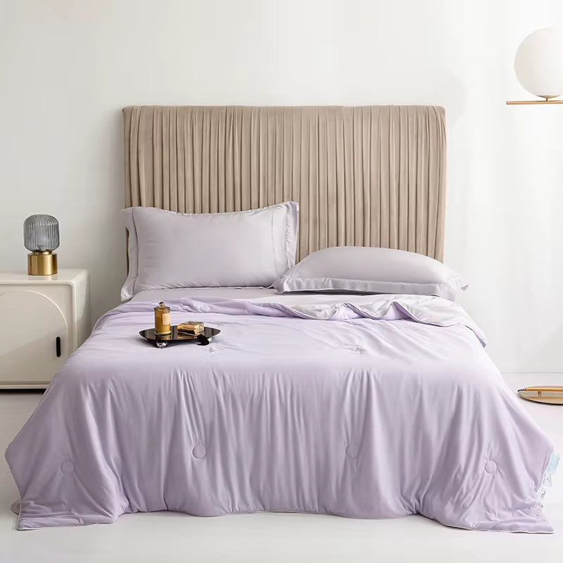 High Quality Cooling Blankets Smooth Air Condition Comforter Lightweight Summer Quilt with Double Side Cold Cooling Fabric