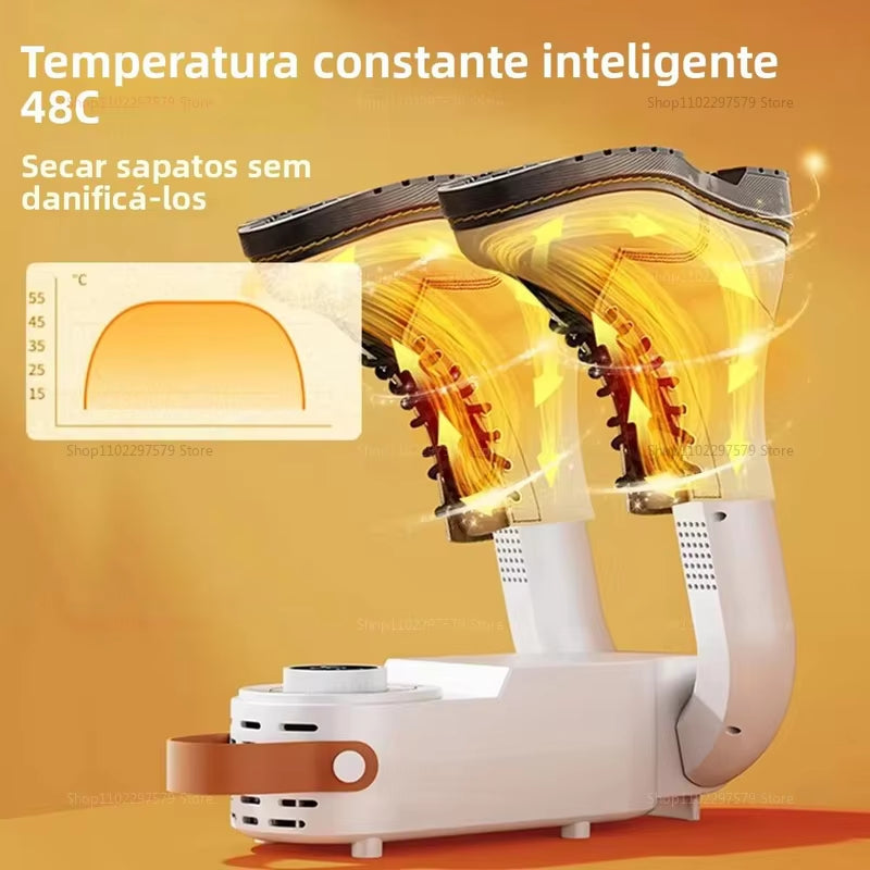 Foldable Shoe Dryer Electric Shoe Warmer Heater Boot Warmer Shoe Intelligent Timer Shoe Dryer Deodorizing Sterilizing Shoe Dryer