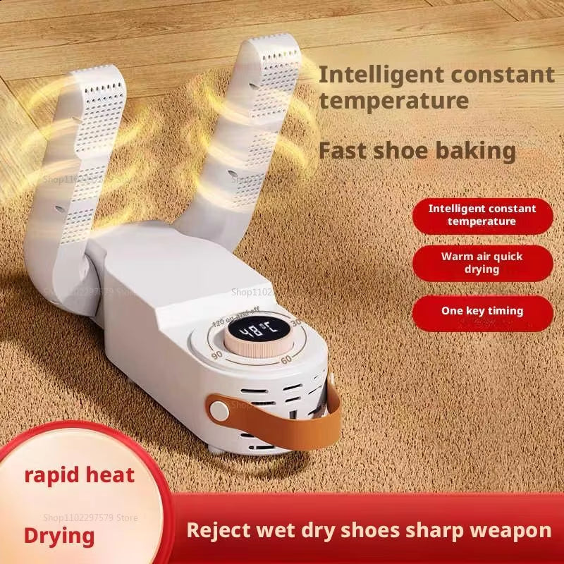 Foldable Shoe Dryer Electric Shoe Warmer Heater Boot Warmer Shoe Intelligent Timer Shoe Dryer Deodorizing Sterilizing Shoe Dryer