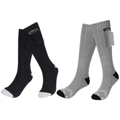 Unisex Thermal Insulated Sock Breathable Warmer Stockings Washable Rechargable for Winter Skiing Cycling