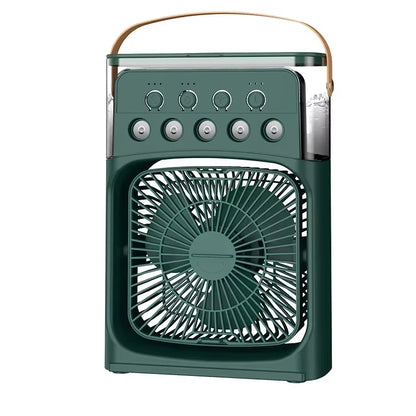 Portable Misting Fan 3 Speed Desktop Mini Air Conditioner Rechargeable Water Cooling Mist Fan with 500Ml Water Tank Cooling Fan