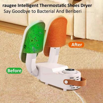 Foldable Shoe Dryer Electric Shoe Warmer Heater Boot Warmer Shoe Intelligent Timer Shoe Dryer Deodorizing Sterilizing Shoe Dryer