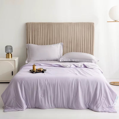 High Quality Cooling Blankets Smooth Air Condition Comforter Lightweight Summer Quilt with Double Side Cold Cooling Fabric