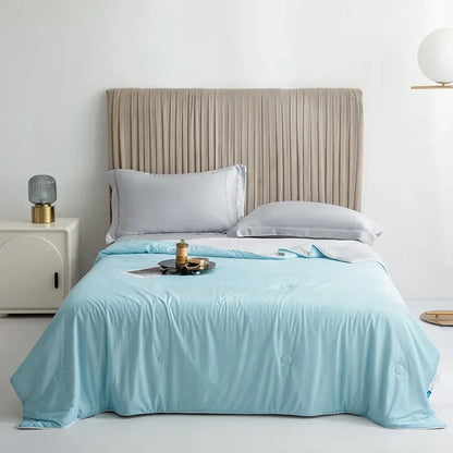 High Quality Cooling Blankets Smooth Air Condition Comforter Lightweight Summer Quilt with Double Side Cold Cooling Fabric