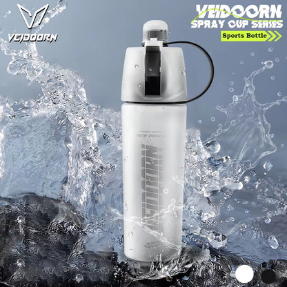 New Sports Water Bottle with Fine Mist Spray Leak-Proof Design Ideal for Cycling Running Gym BPA Free Portable Sports Kettle
