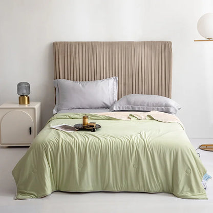High Quality Cooling Blankets Smooth Air Condition Comforter Lightweight Summer Quilt with Double Side Cold Cooling Fabric