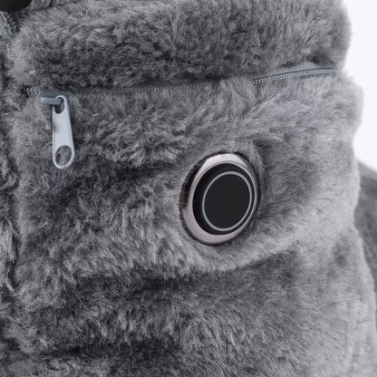 USB Heater Foot Shoes Winter Warm Snow Boots Comfortable Plush Warm Electric Slippers Electric Heated Shoes for Women Men